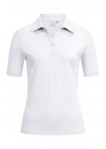 Polo-Shirt für Damen (Kent-Kragen) Weiß