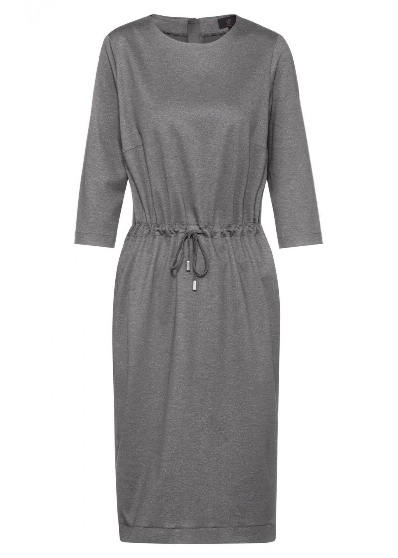 Damen- Jerseykleid ( hellgrau meliert ) - Regular
