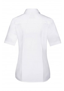 Kurzarm Damen-Bluse in weiß