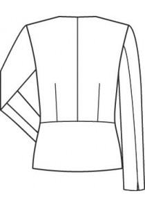 Kurzblazer mit Schößchen Slim Fit