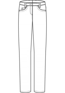 Damen Hose / 5-Pocket (grau)