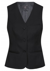 Damen-Weste in schwarz Regular