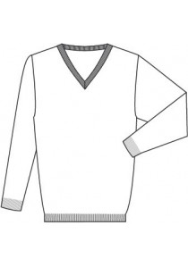 Herren-Pullover - marineblau