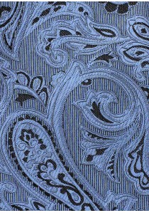 Hosenträger Paisley-Muster stahlblau