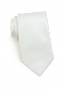 Krawatte strukturiert uni elfenbein