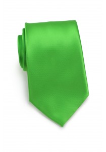 Mikrofaser-Krawatte unifarben grün