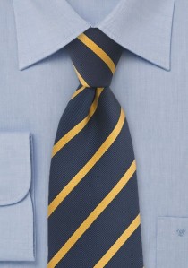  - Krawatte Streifenstruktur filigran dunkelblau