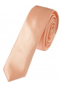 Extra schmale Krawatte lachs