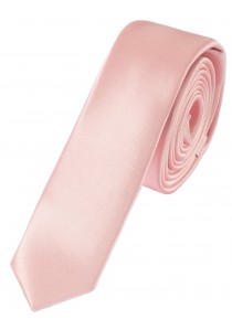 Extra schmale Krawatte blush