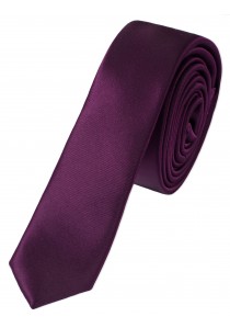 Extra schmale Krawatte lila