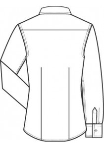 Damen-Bluse  Buttondown in weiß (Regular Fit)