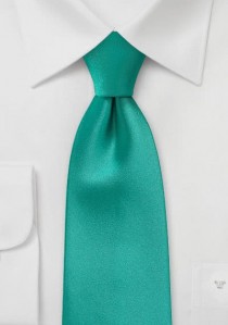  - Krawatte monochrom türkis