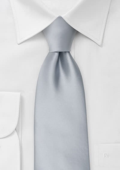 Moulins XXL-Krawatte in kühlem silber - 