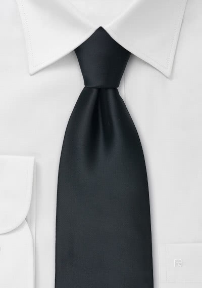 Moulins XXL-Krawatte in schwarz - 