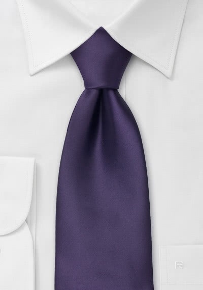 Moulins Krawatte in dunklem violett - 