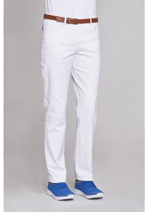  - Stretch Damenhose in weiß /Five-Pocket-Jeans
