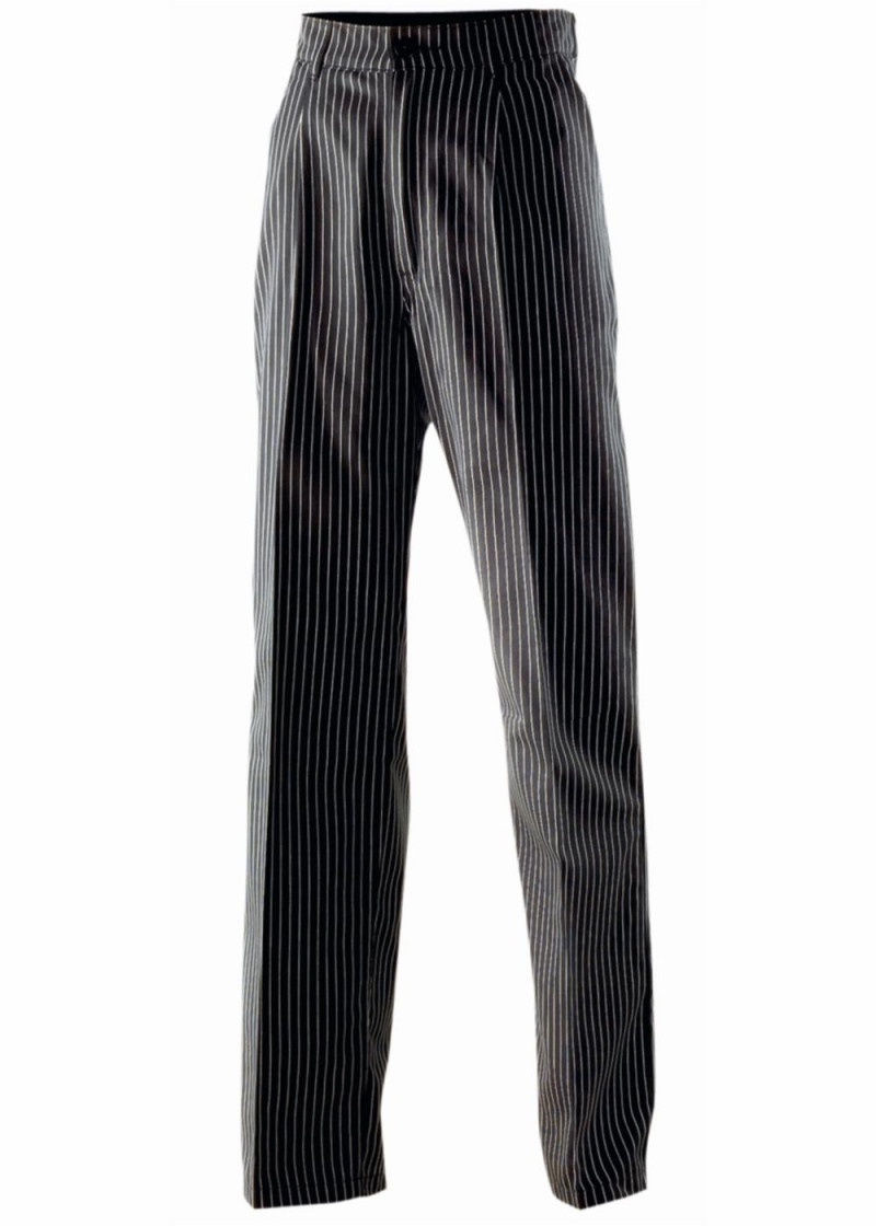 Strapazierfähige Koch-/ Bäckerhose / Nadelstreifen