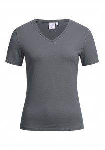  - Damen-Shirt / Anthrazit / Basic Arbeitskleidung