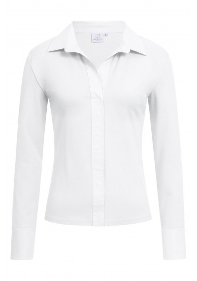 Damen Shirtbluse / Weiß / Basic Arbeitskleidung - 
