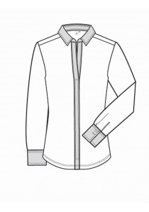 Damen Shirtbluse / Schwarz / Basic Arbeitskleidung