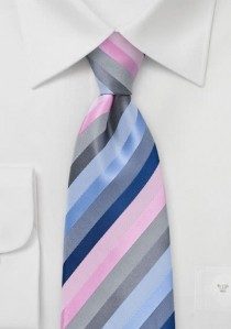  - Business Krawatte rosa hellblau