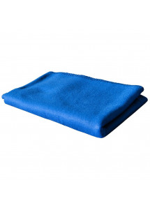 Kuschelige Fleecedecke aus 100 % Polyester in Blau