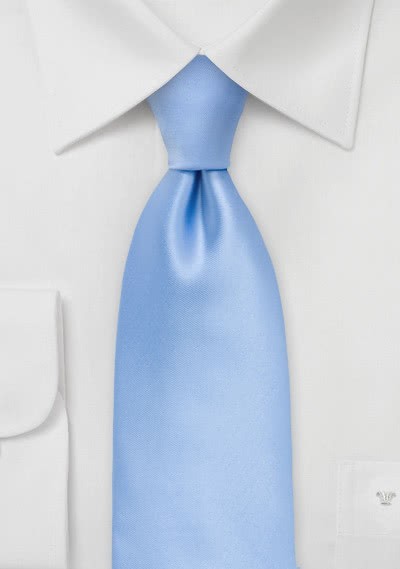 Krawatte unifarben hellblau - 