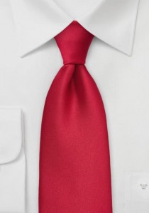  - Krawatte einfarbig rot