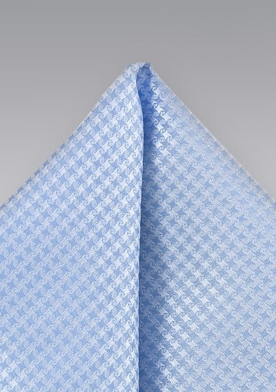 Herren-Einstecktuch Struktur-Pattern taubenblau - 