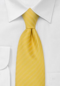  - Clip-Krawatte sommerliches Gelb