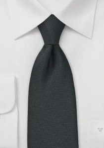  - Krawatte  zart strukturiert schwarz