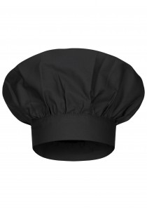 Französischer Kochhut in schwarz