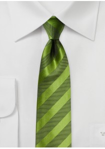  - Krawatte unifarben Linien-Oberfläche waldgrün