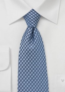  - Krawatte blau Karomuster