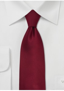  - Krawatte klassisches Sherryrot
