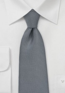  - Krawatte anthrazit strukturiert