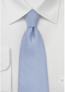 Herrenkrawatte hellblau strukturiert