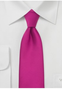  - Moulins Krawatte magenta-rot einfarbig