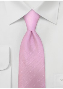  - Krawatte Punkt-Muster rosé