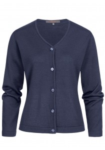 Damen-Strickjacke in marineblau