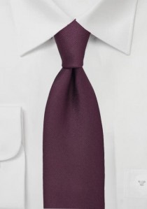  - Schmale Avignon Krawatte dunkelrot