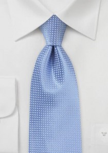  - Clip-Krawatte hellblau strukturiert