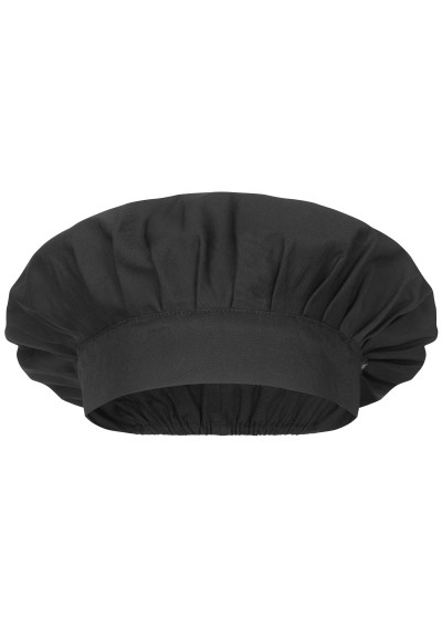 Schwarze Barett-Kochmütze - Schwarze Barett-Kochmütze -