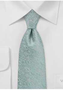 Paisley-Krawatte aqua abgestuft