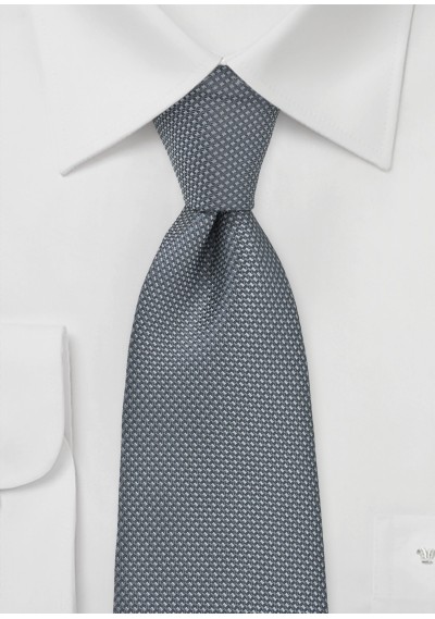 Krawatte anthrazit strukturiert - 