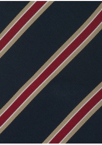 Cambridge Krawatte navy/gold/rot