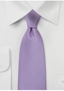  - Einfarbige Krawatte flieder