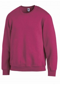 Einfarbiges Unisex Sweatshirt in Beere