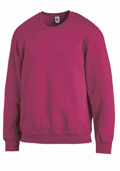 Einfarbiges Unisex Sweatshirt in Beere - 