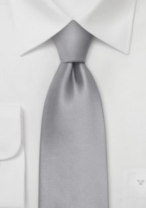  - Krawatte Satin silber